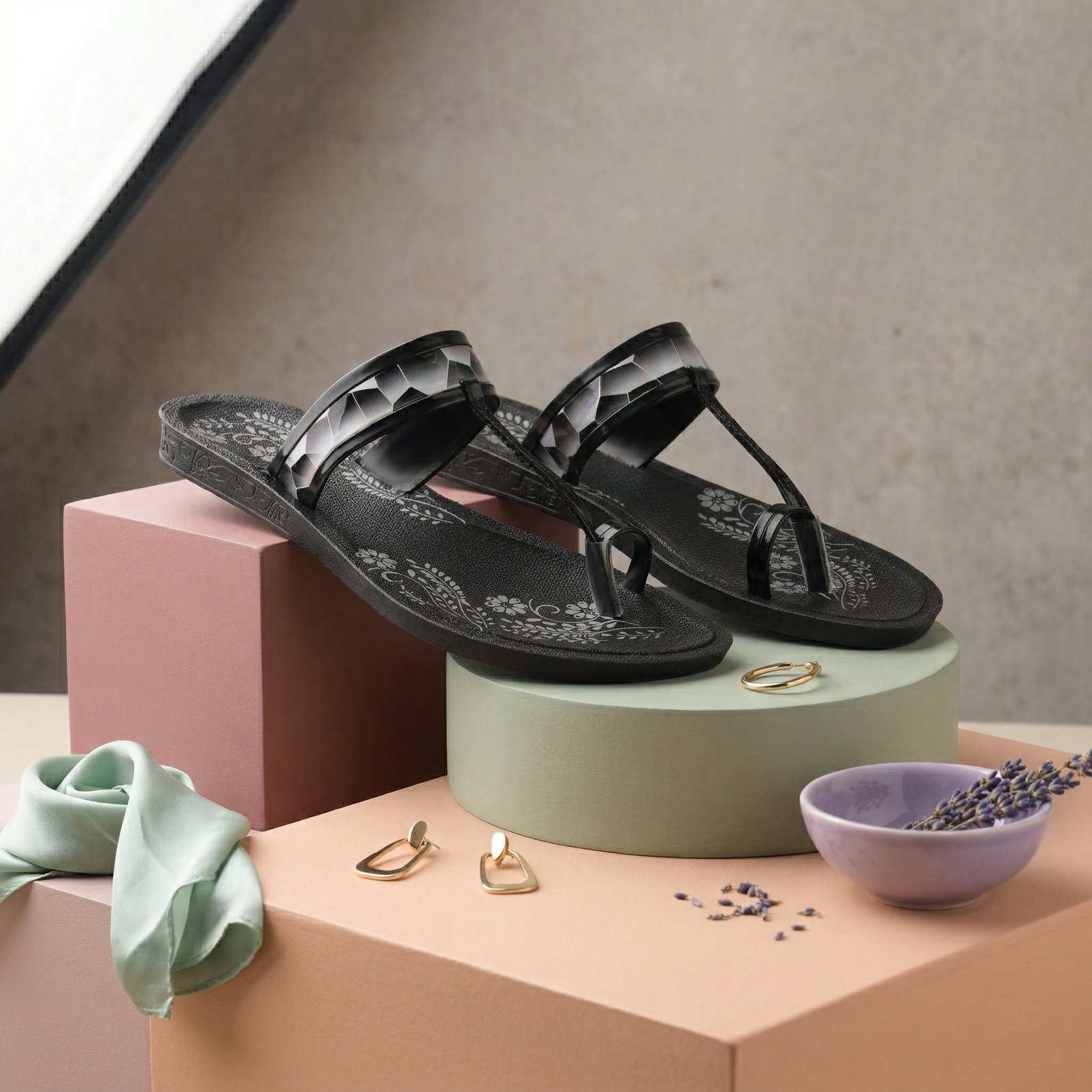 PENNEN Velvet Mule Slipper alternate angle