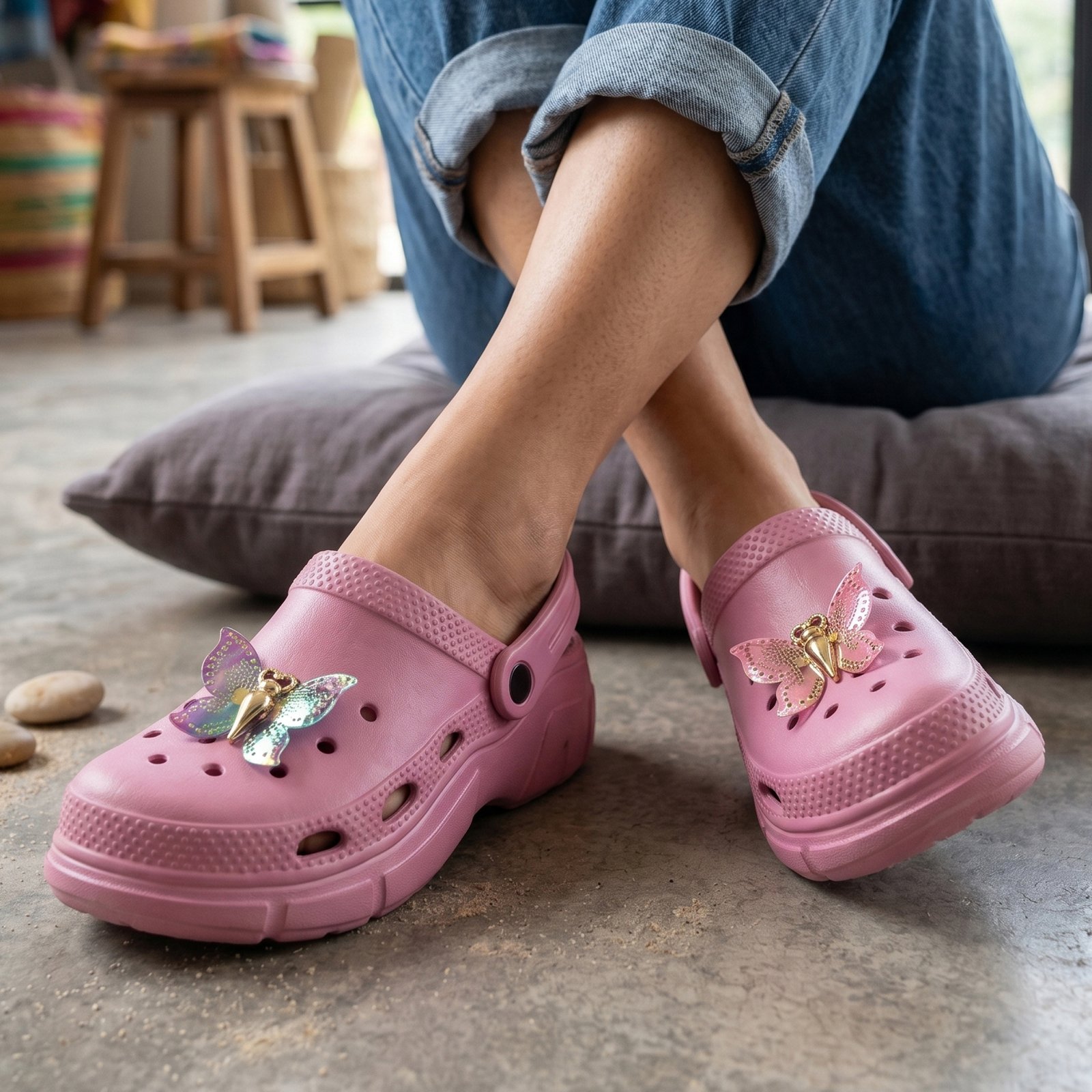 PENNEN Blush Mule Slipper